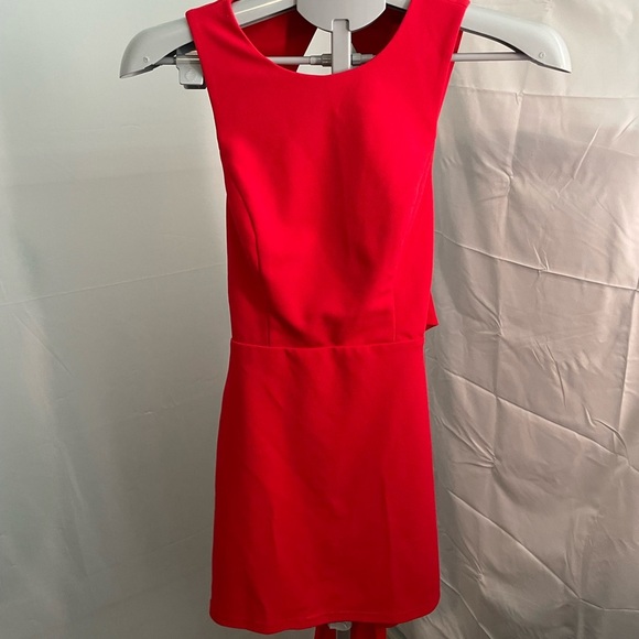 Lulus red‎ tie back dress size XS - Picture 1 of 9